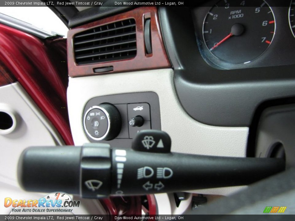 2009 Chevrolet Impala LTZ Red Jewel Tintcoat / Gray Photo #17