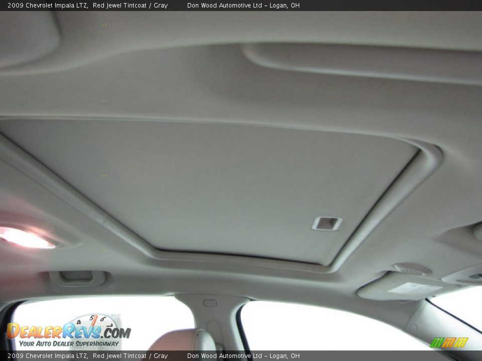 2009 Chevrolet Impala LTZ Red Jewel Tintcoat / Gray Photo #22