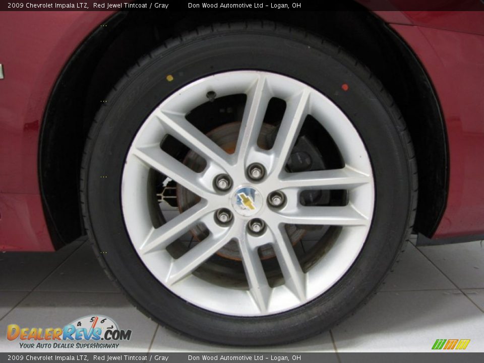 2009 Chevrolet Impala LTZ Red Jewel Tintcoat / Gray Photo #26