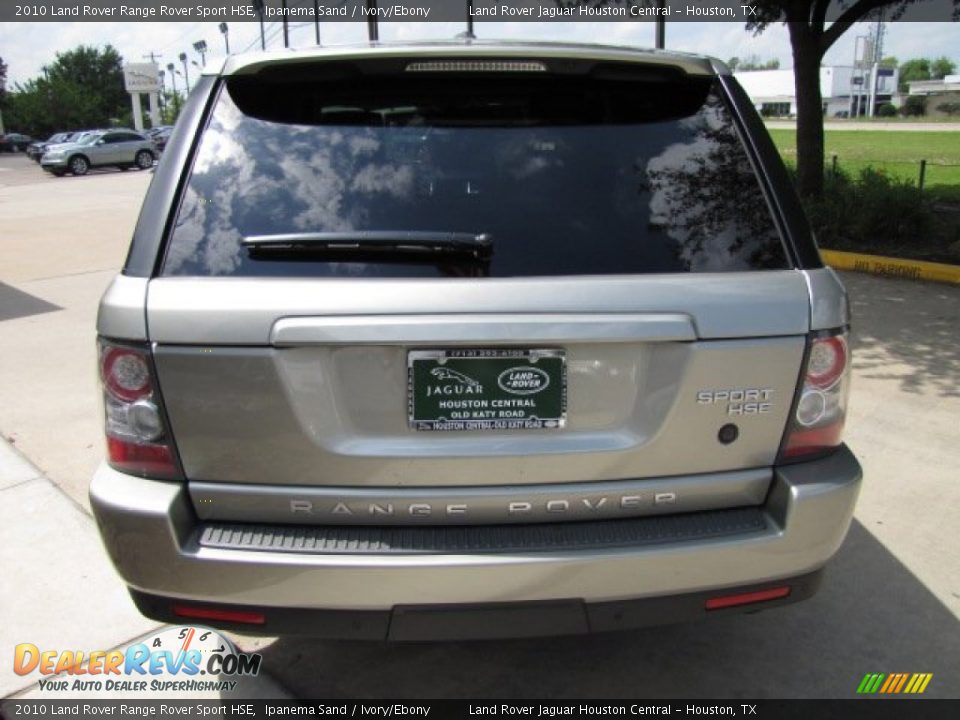 2010 Land Rover Range Rover Sport HSE Ipanema Sand / Ivory/Ebony Photo #9
