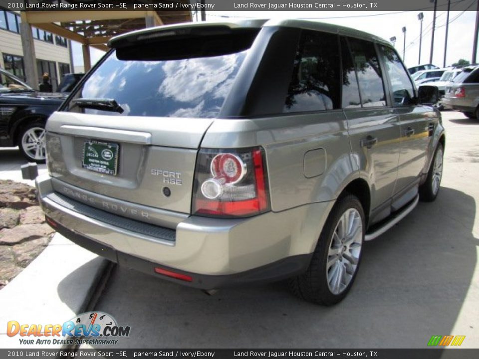 2010 Land Rover Range Rover Sport HSE Ipanema Sand / Ivory/Ebony Photo #10