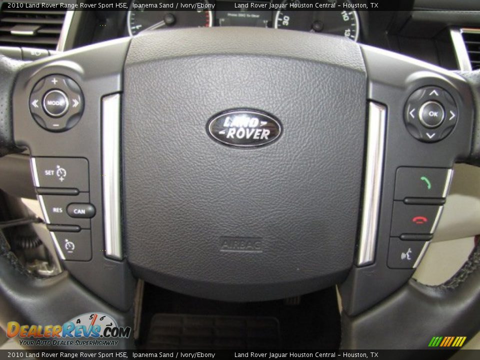 2010 Land Rover Range Rover Sport HSE Ipanema Sand / Ivory/Ebony Photo #14