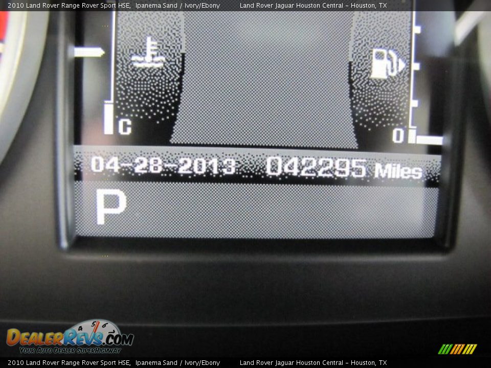 2010 Land Rover Range Rover Sport HSE Ipanema Sand / Ivory/Ebony Photo #16