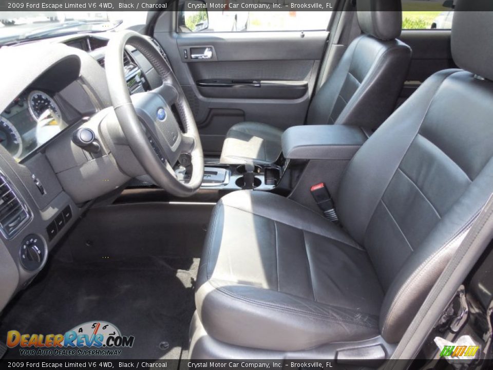 2009 Ford Escape Limited V6 4WD Black / Charcoal Photo #4