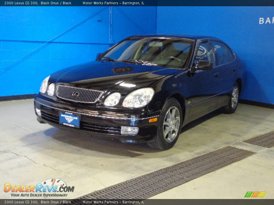 2000 Lexus GS 300 Black Onyx / Black Photo #3