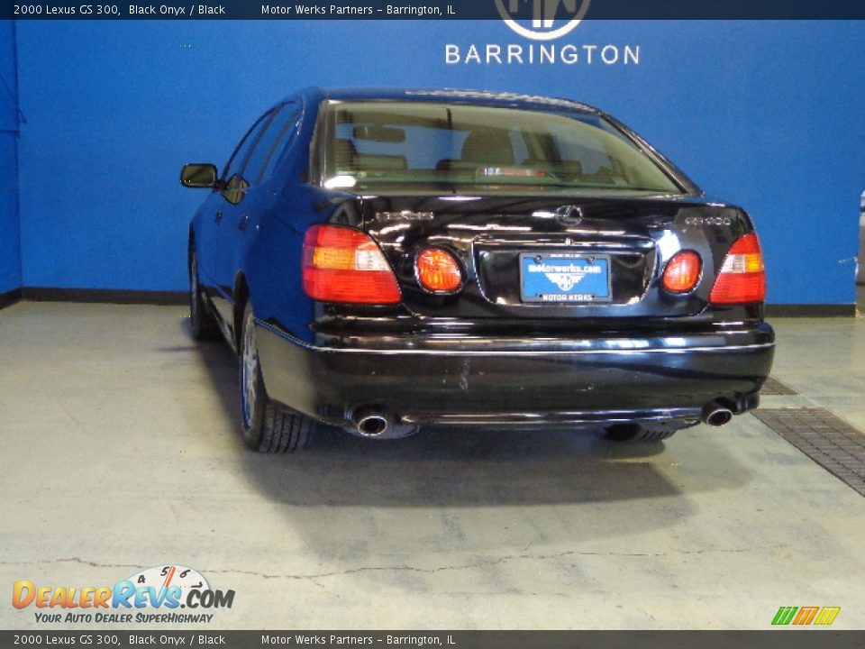 2000 Lexus GS 300 Black Onyx / Black Photo #5