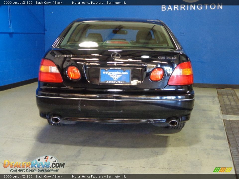 2000 Lexus GS 300 Black Onyx / Black Photo #6