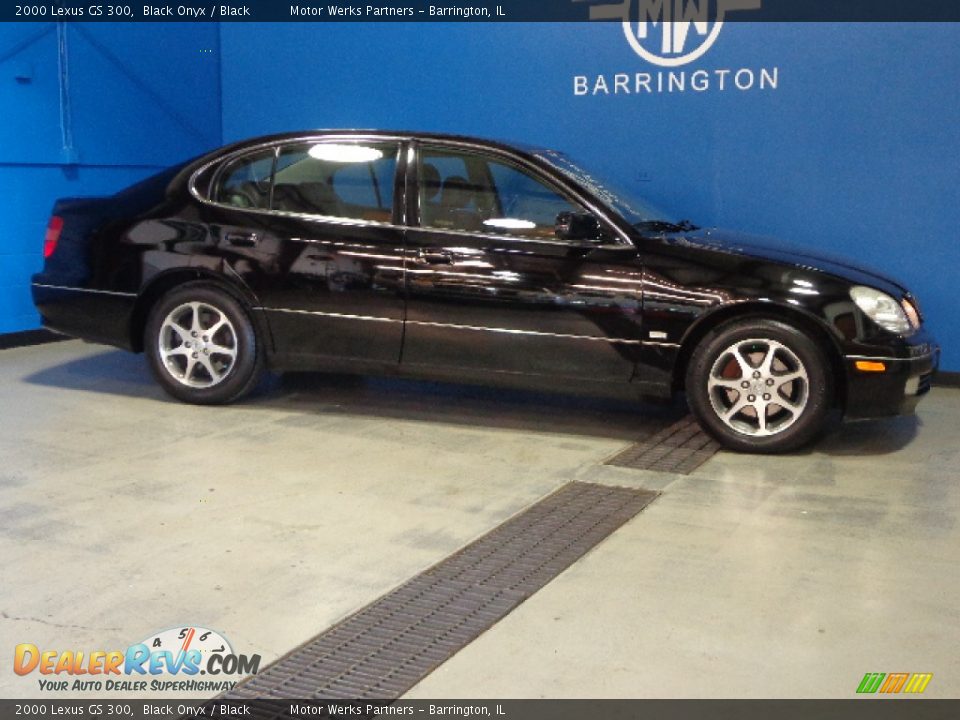 2000 Lexus GS 300 Black Onyx / Black Photo #8