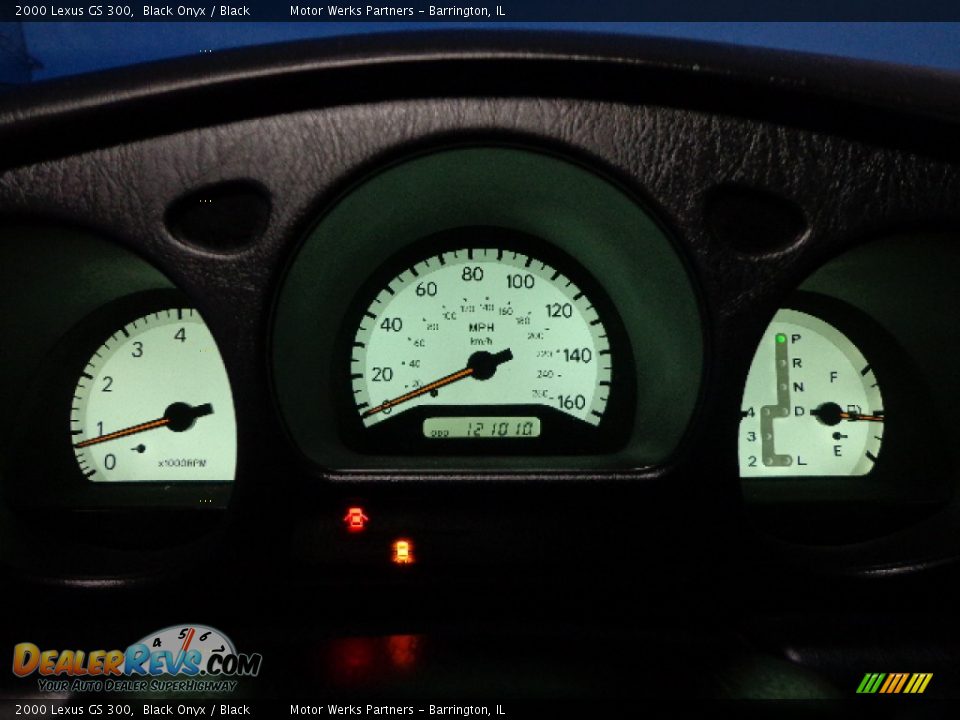 2000 Lexus GS 300 Black Onyx / Black Photo #9