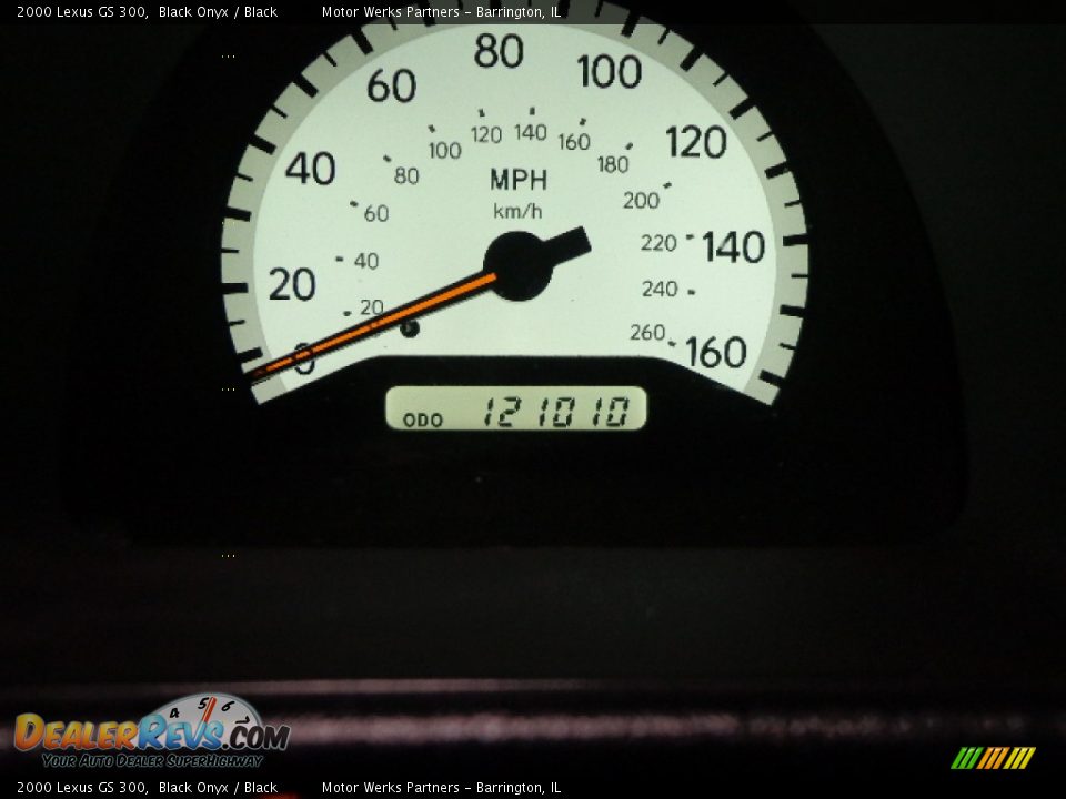 2000 Lexus GS 300 Black Onyx / Black Photo #10