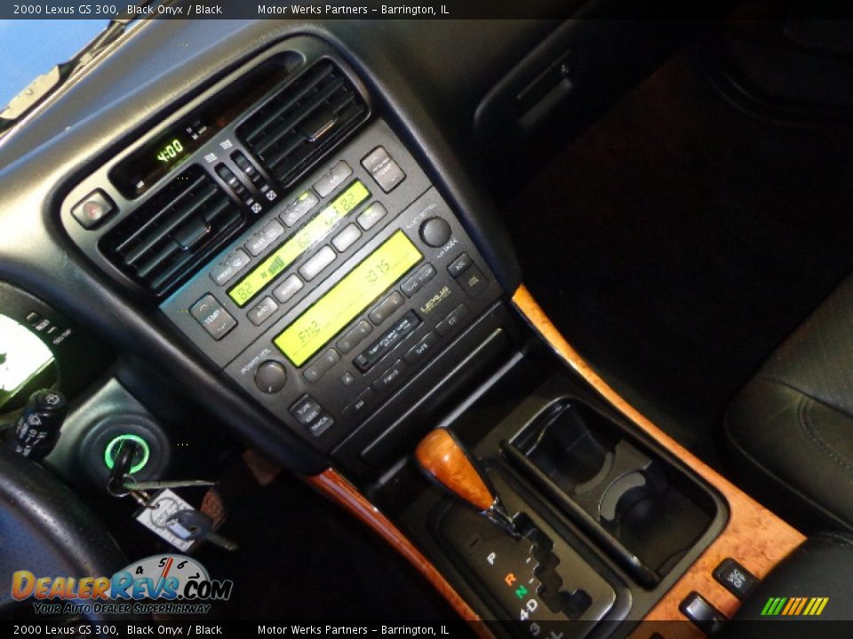 2000 Lexus GS 300 Black Onyx / Black Photo #11