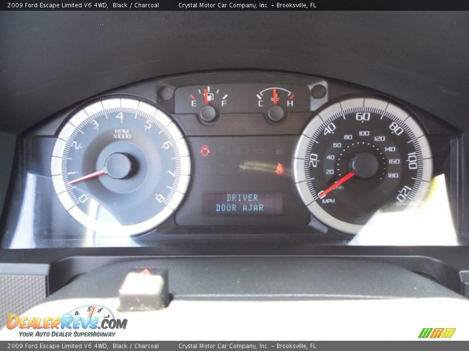 2009 Ford Escape Limited V6 4WD Black / Charcoal Photo #19