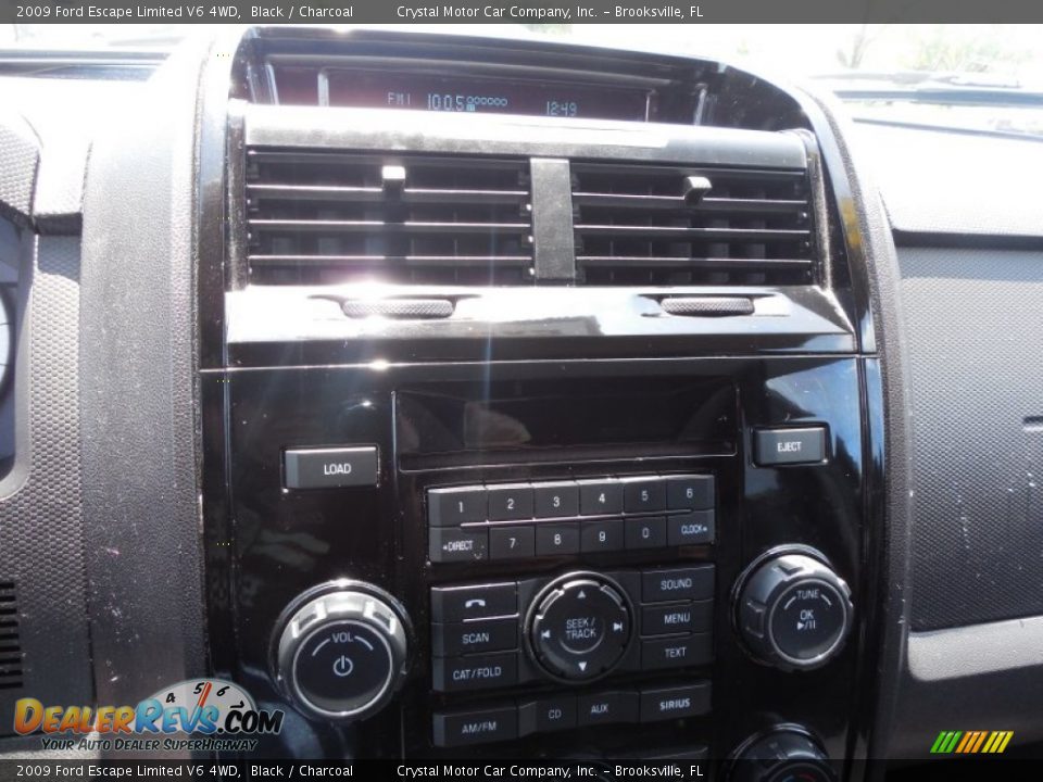 2009 Ford Escape Limited V6 4WD Black / Charcoal Photo #20