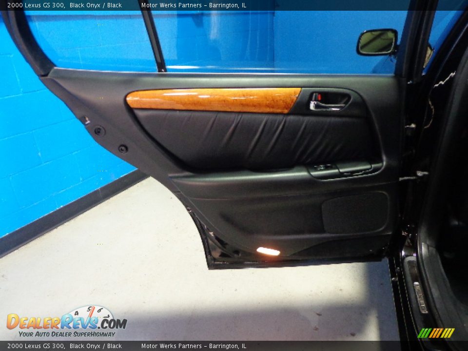 2000 Lexus GS 300 Black Onyx / Black Photo #14