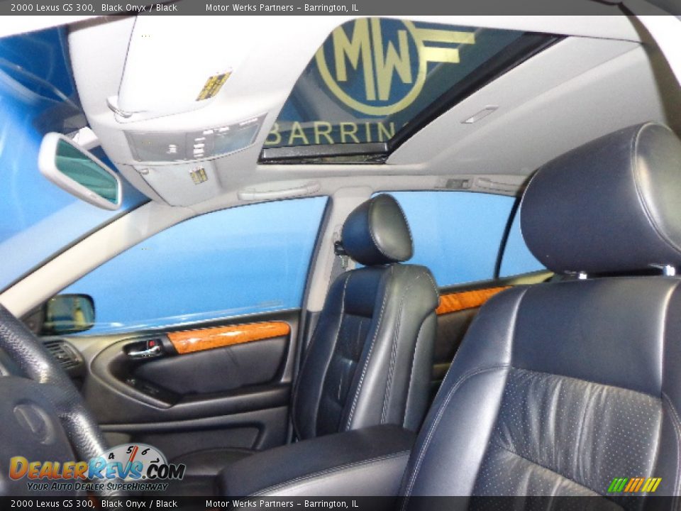 2000 Lexus GS 300 Black Onyx / Black Photo #22
