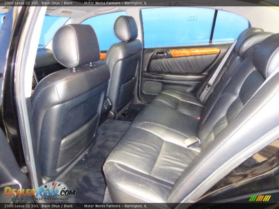 2000 Lexus GS 300 Black Onyx / Black Photo #23