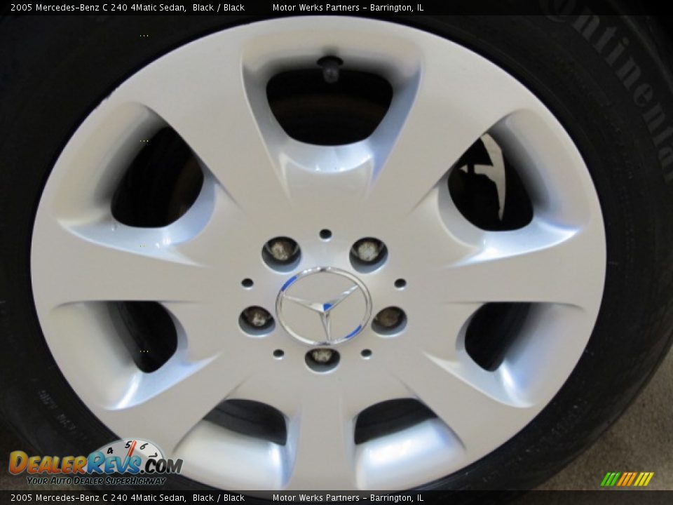 2005 Mercedes-Benz C 240 4Matic Sedan Black / Black Photo #14
