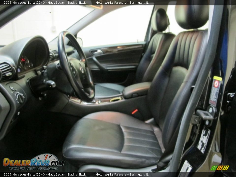 2005 Mercedes-Benz C 240 4Matic Sedan Black / Black Photo #15