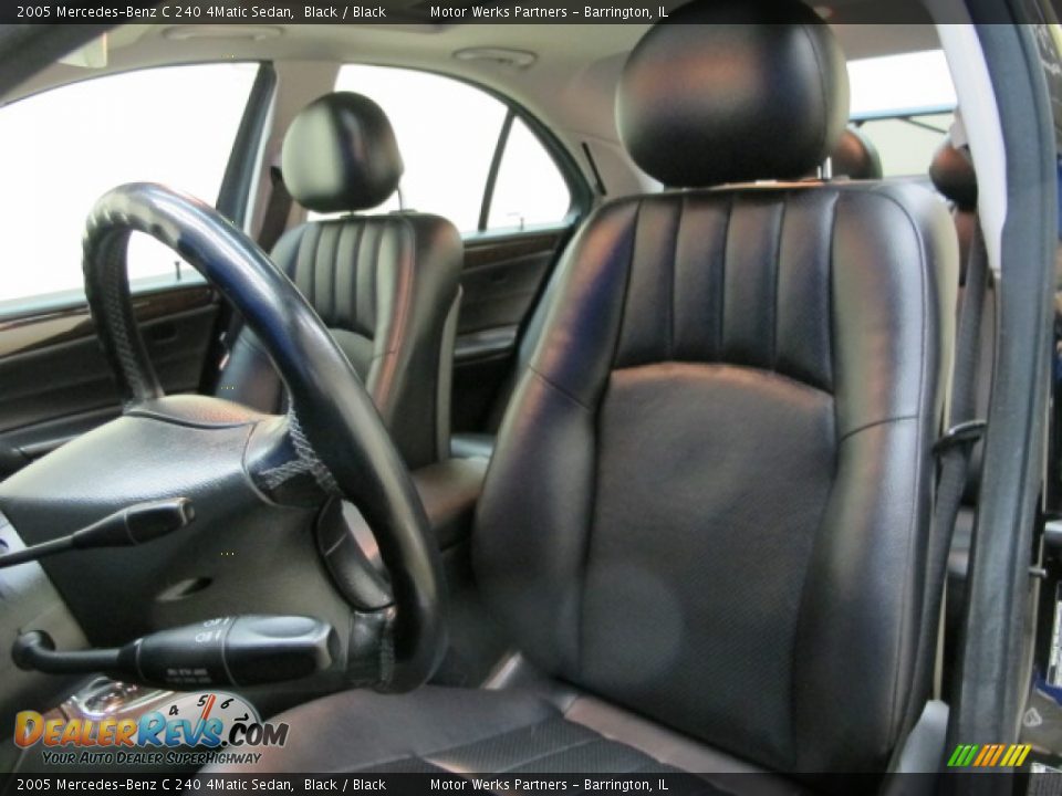 2005 Mercedes-Benz C 240 4Matic Sedan Black / Black Photo #16