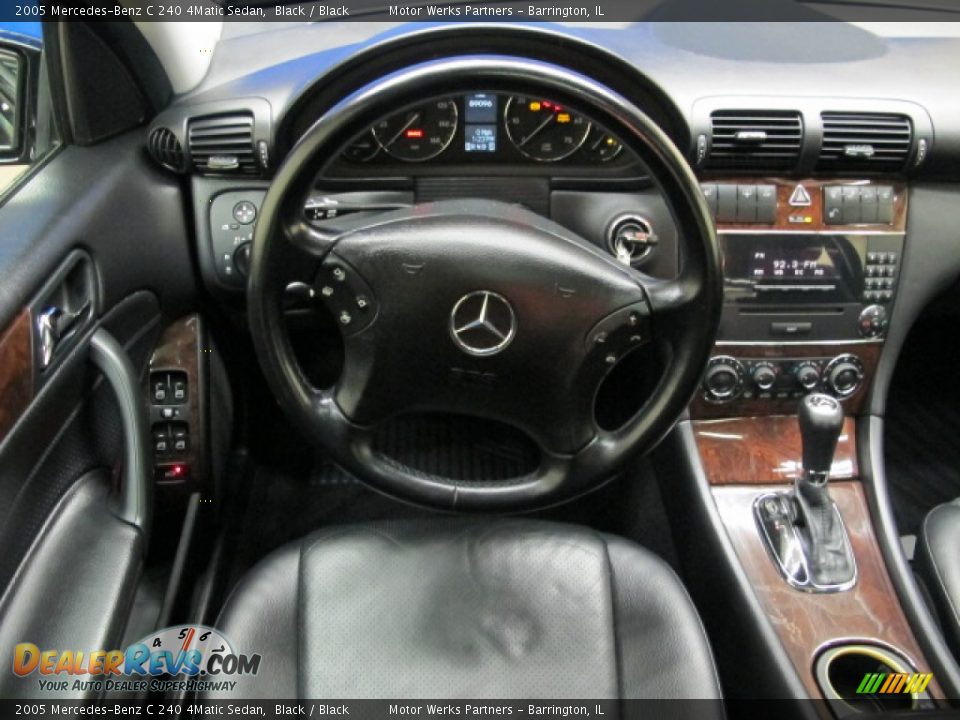 2005 Mercedes-Benz C 240 4Matic Sedan Black / Black Photo #23
