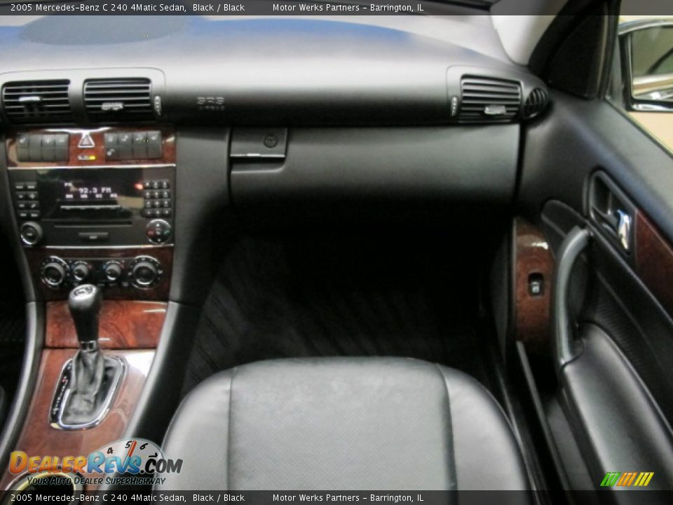 2005 Mercedes-Benz C 240 4Matic Sedan Black / Black Photo #24