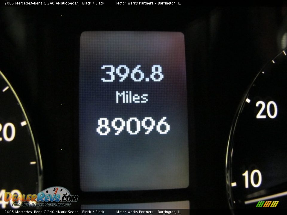 2005 Mercedes-Benz C 240 4Matic Sedan Black / Black Photo #26