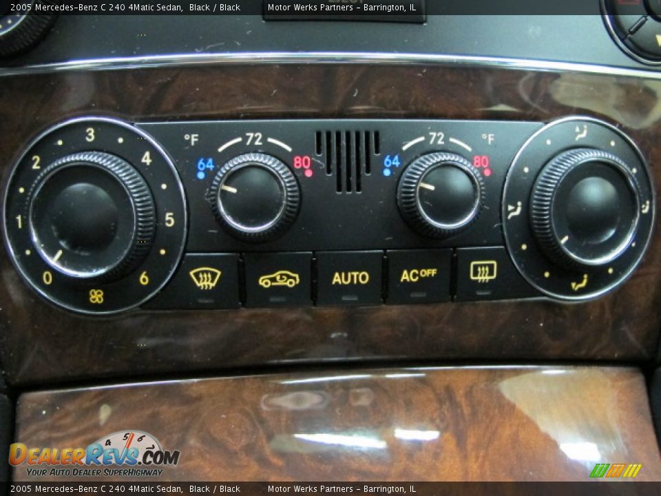 2005 Mercedes-Benz C 240 4Matic Sedan Black / Black Photo #28