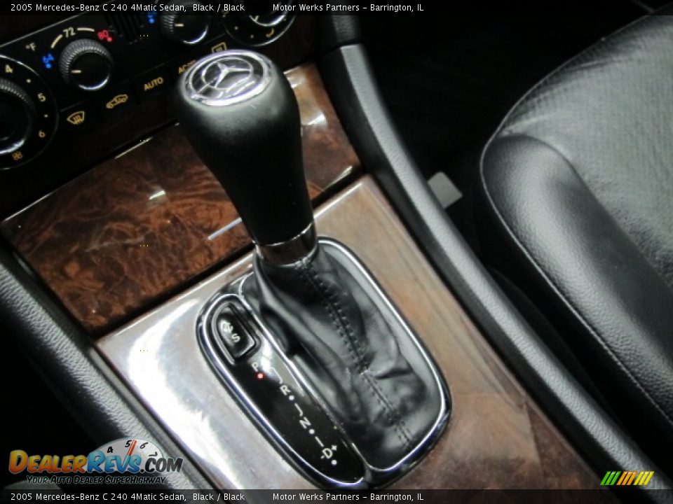 2005 Mercedes-Benz C 240 4Matic Sedan Black / Black Photo #29