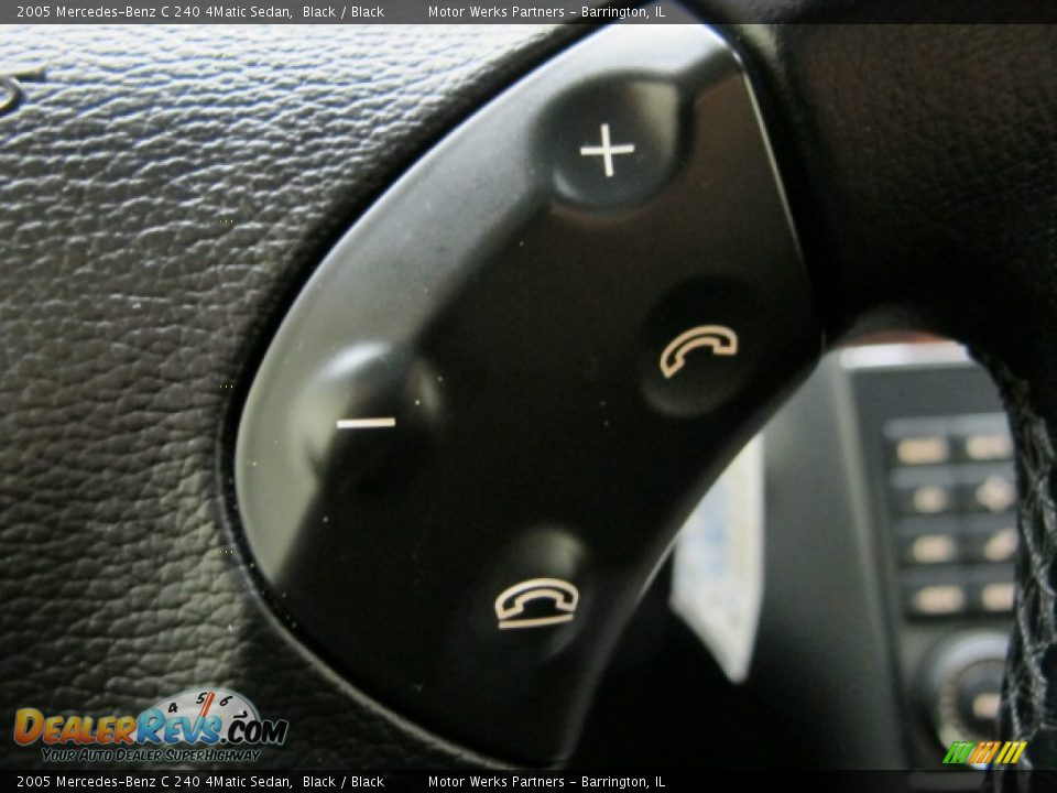2005 Mercedes-Benz C 240 4Matic Sedan Black / Black Photo #32
