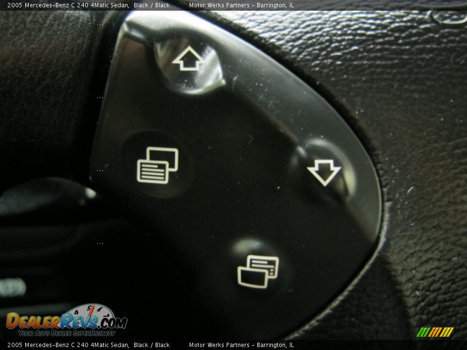 2005 Mercedes-Benz C 240 4Matic Sedan Black / Black Photo #33