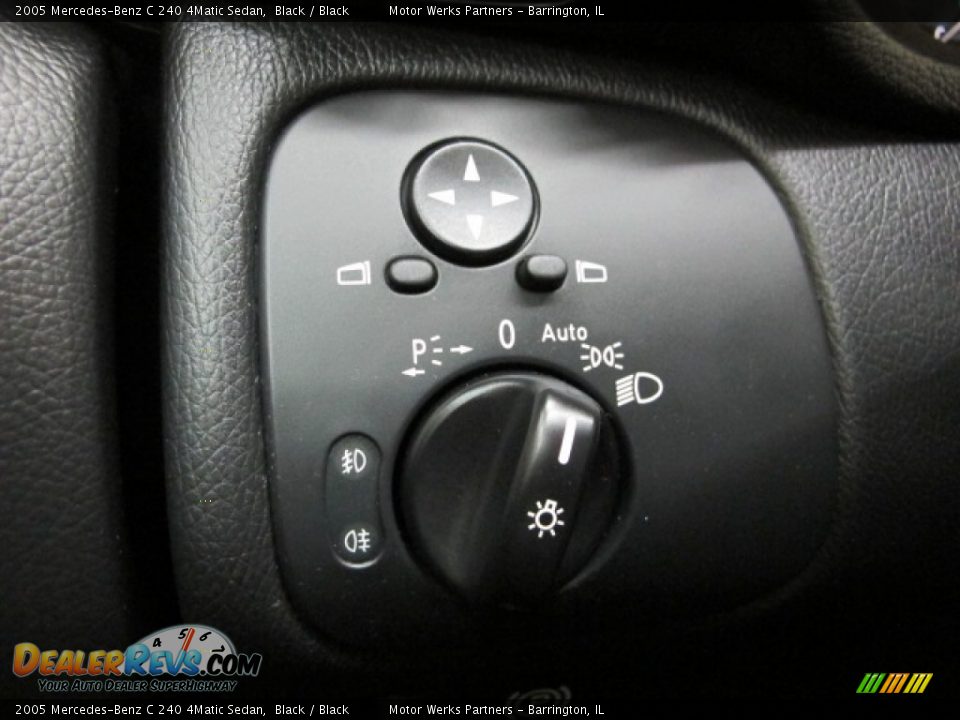 2005 Mercedes-Benz C 240 4Matic Sedan Black / Black Photo #34