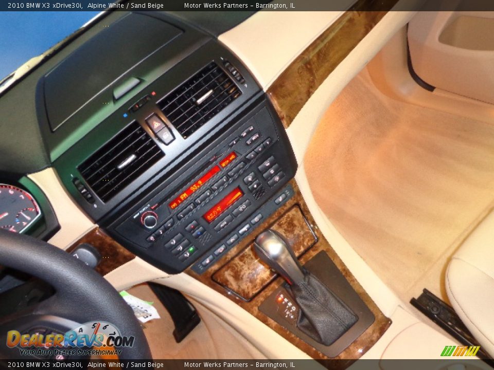 2010 BMW X3 xDrive30i Alpine White / Sand Beige Photo #13