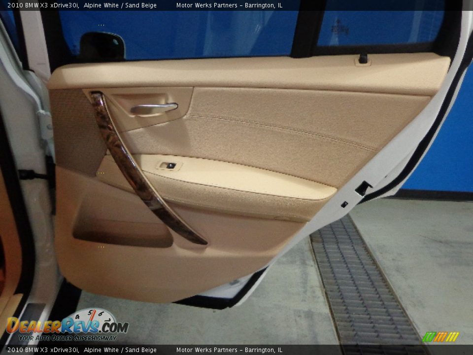 2010 BMW X3 xDrive30i Alpine White / Sand Beige Photo #18