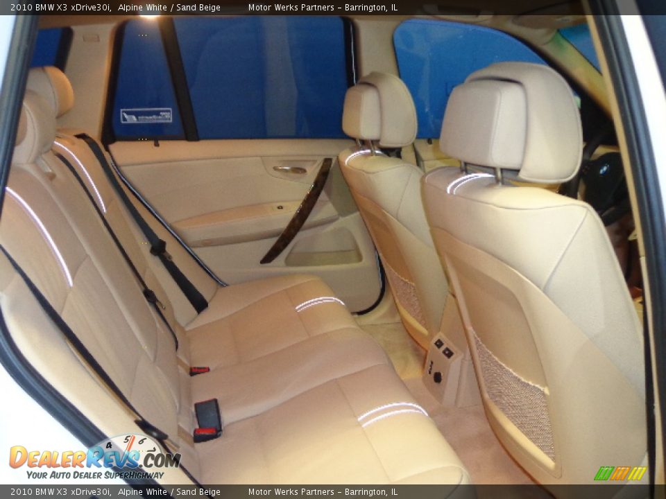 2010 BMW X3 xDrive30i Alpine White / Sand Beige Photo #22