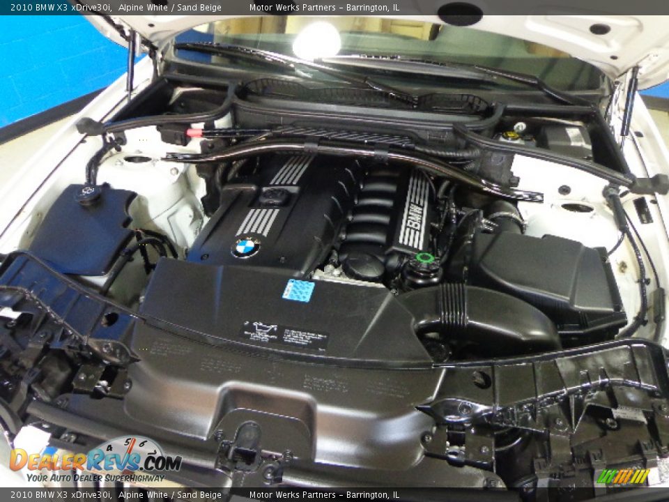 2010 BMW X3 xDrive30i Alpine White / Sand Beige Photo #24