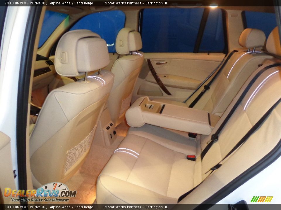2010 BMW X3 xDrive30i Alpine White / Sand Beige Photo #28