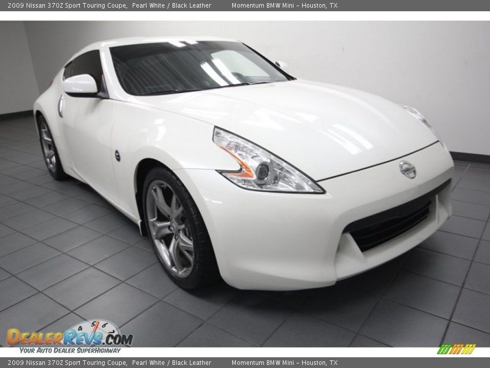 2009 Nissan 370Z Sport Touring Coupe Pearl White / Black Leather Photo #1