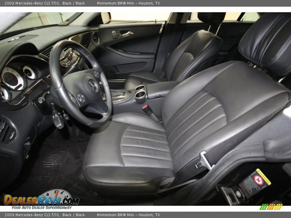 2009 Mercedes-Benz CLS 550 Black / Black Photo #3