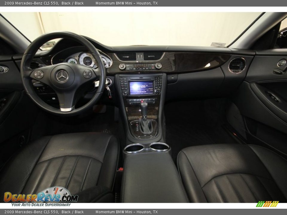 2009 Mercedes-Benz CLS 550 Black / Black Photo #4