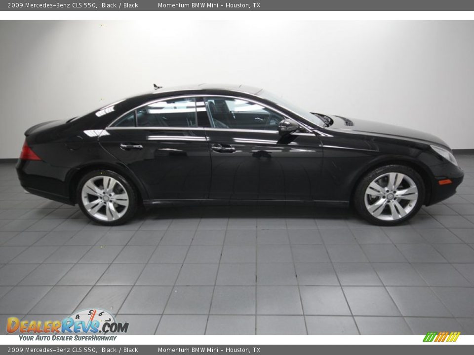 2009 Mercedes-Benz CLS 550 Black / Black Photo #7