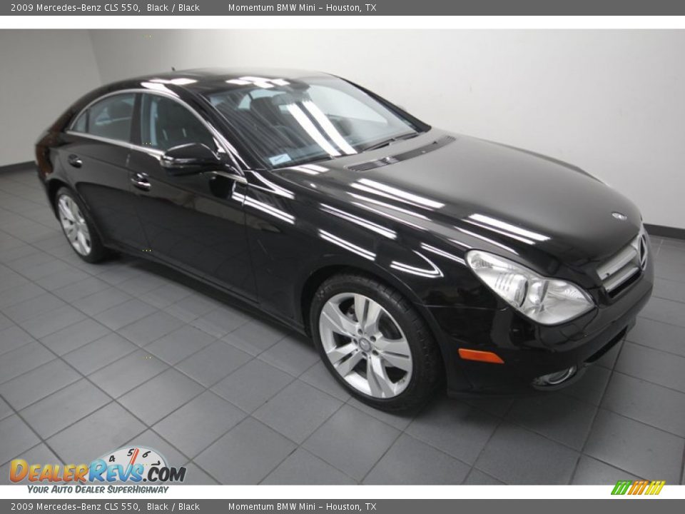 2009 Mercedes-Benz CLS 550 Black / Black Photo #8