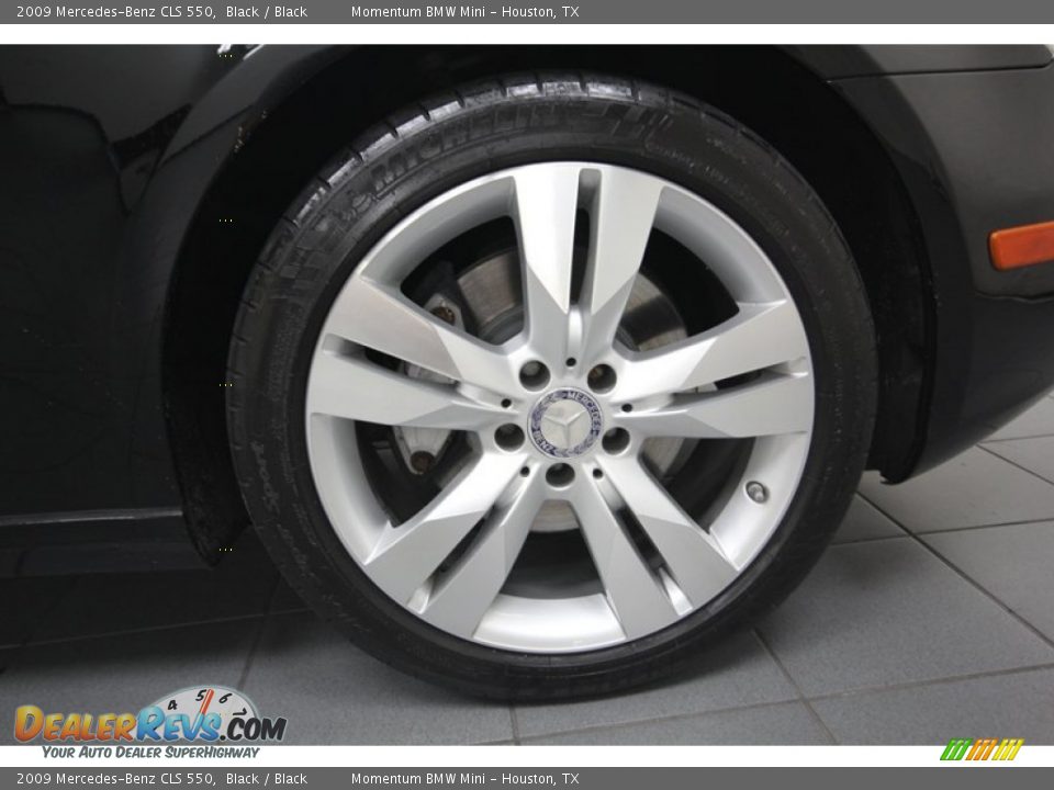 2009 Mercedes-Benz CLS 550 Black / Black Photo #10