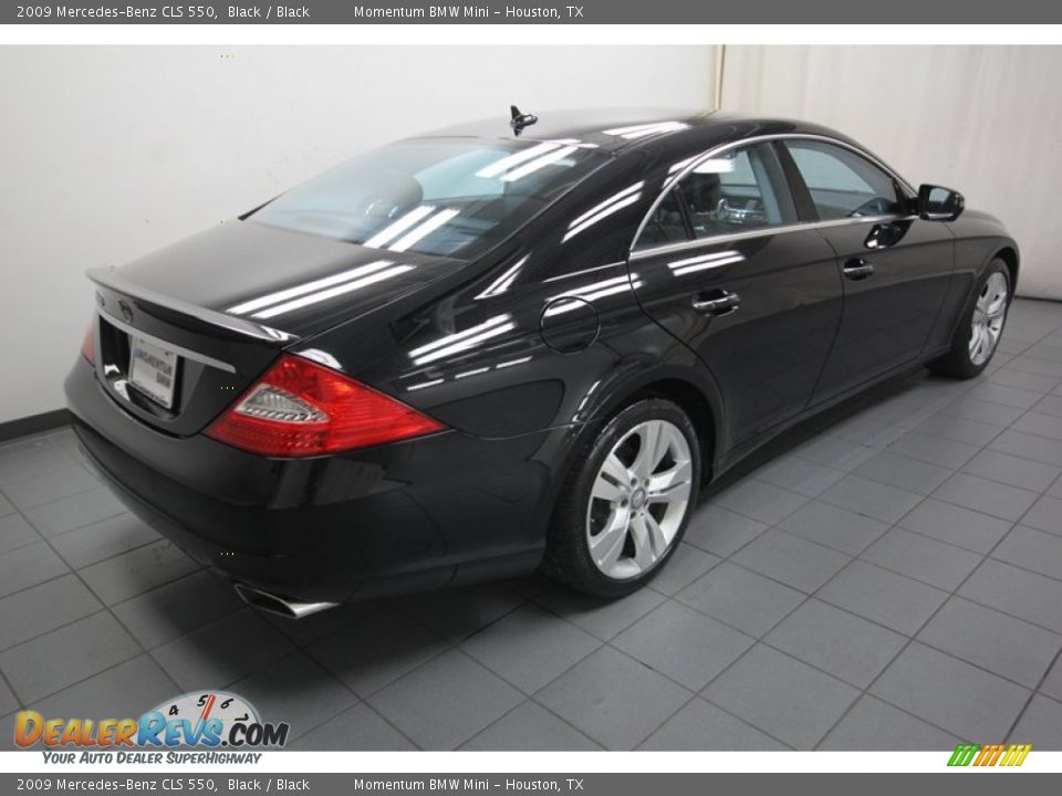 2009 Mercedes-Benz CLS 550 Black / Black Photo #11
