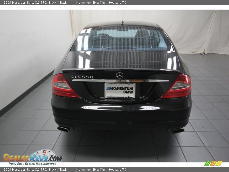 2009 Mercedes-Benz CLS 550 Black / Black Photo #12