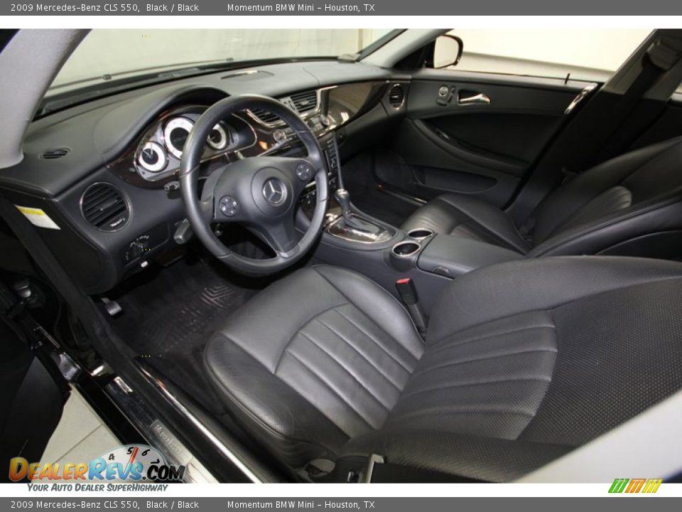 2009 Mercedes-Benz CLS 550 Black / Black Photo #13