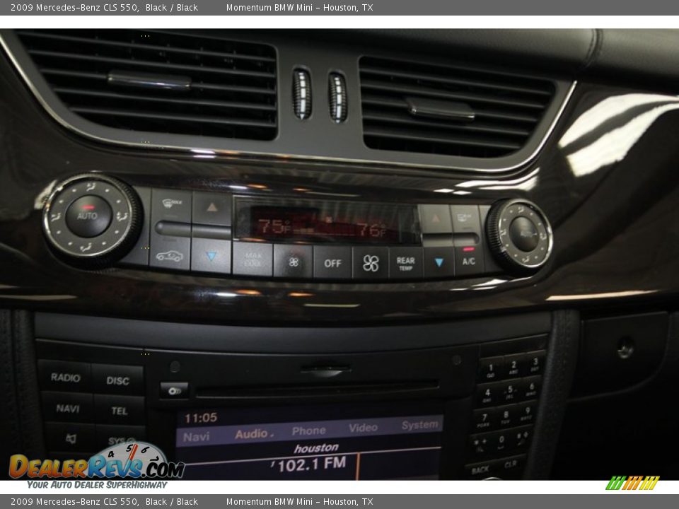2009 Mercedes-Benz CLS 550 Black / Black Photo #20