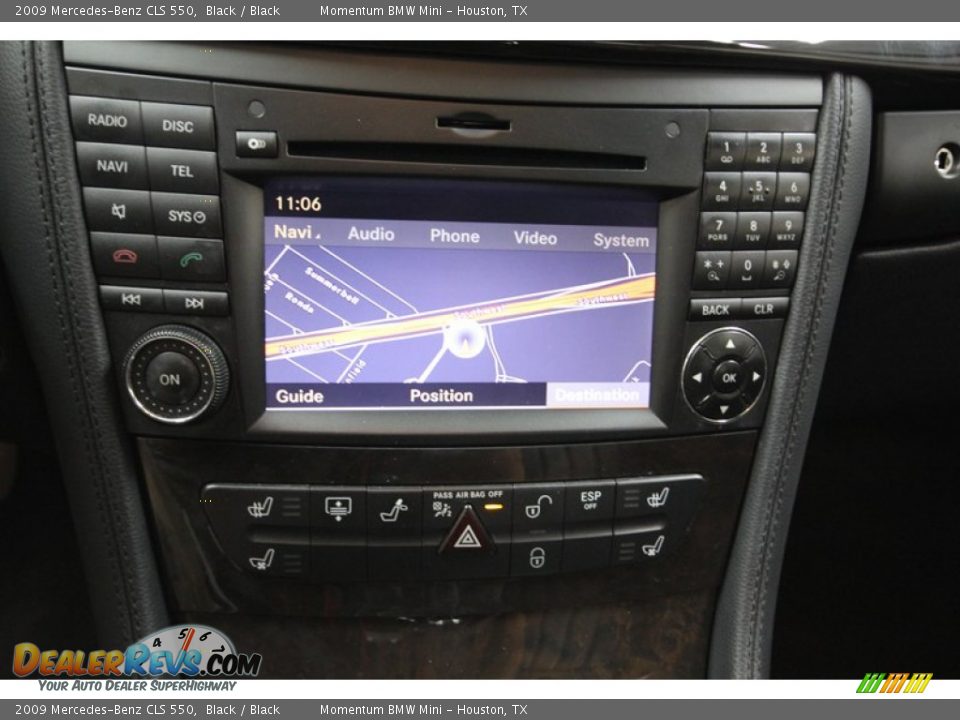2009 Mercedes-Benz CLS 550 Black / Black Photo #21