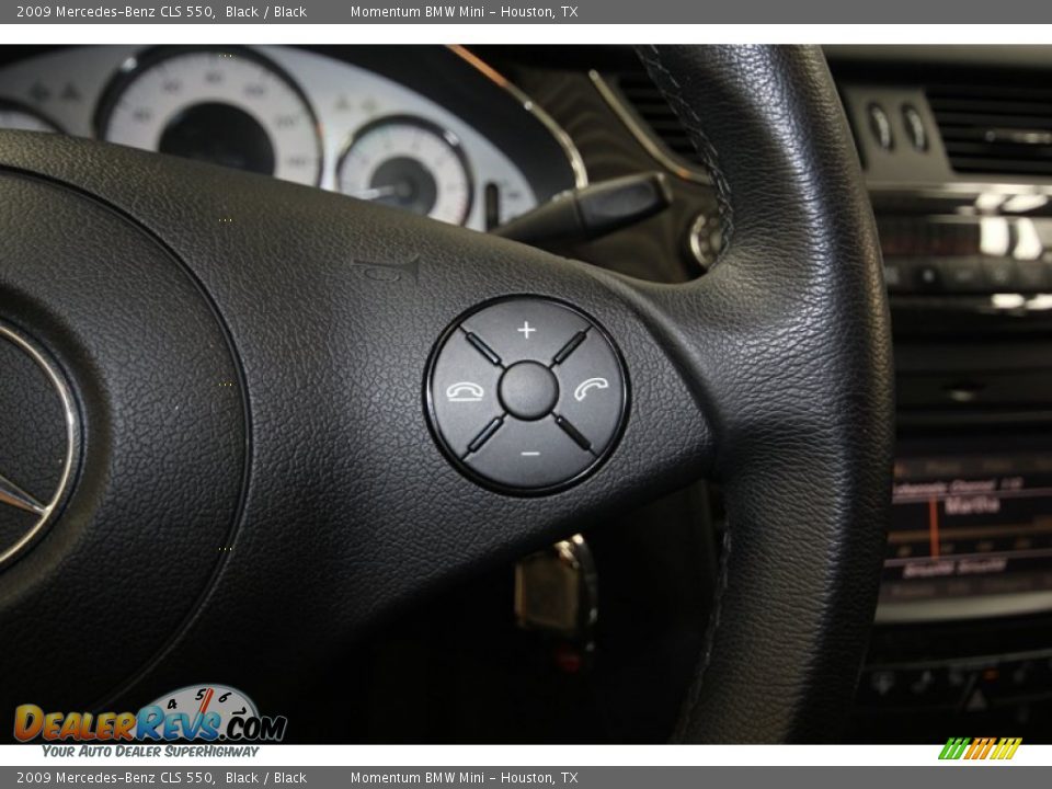 2009 Mercedes-Benz CLS 550 Black / Black Photo #25
