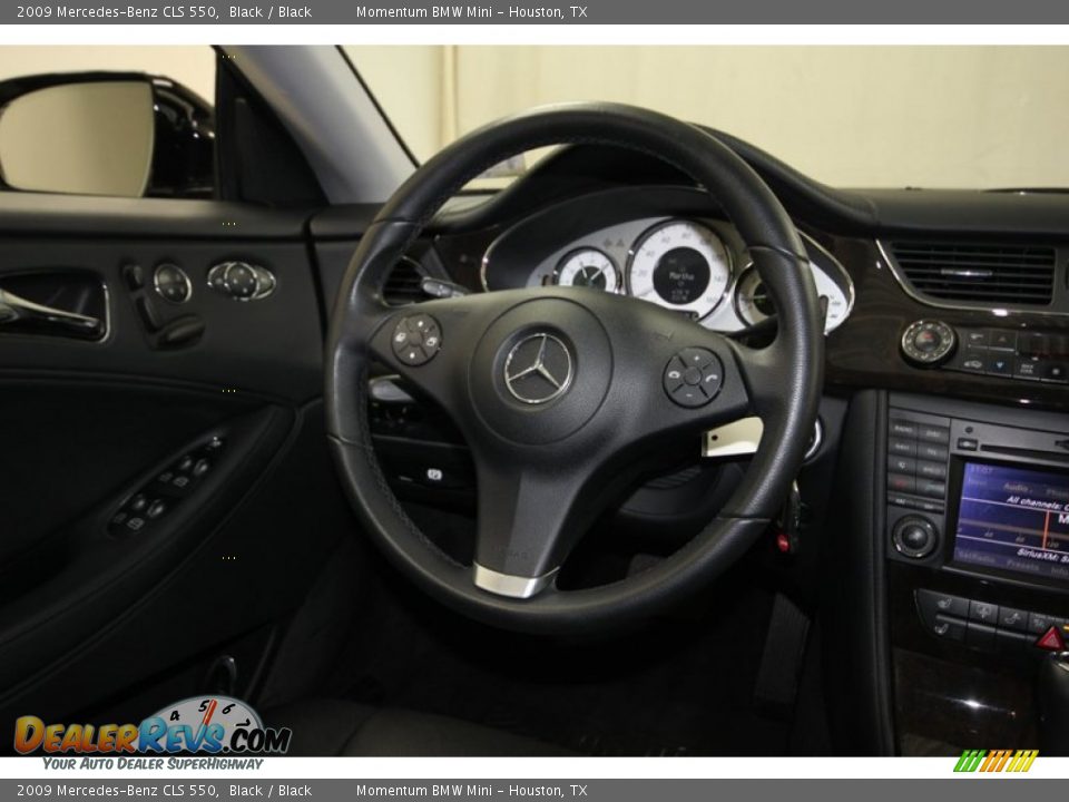 2009 Mercedes-Benz CLS 550 Black / Black Photo #29