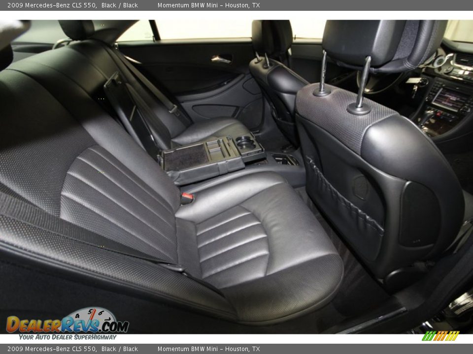 2009 Mercedes-Benz CLS 550 Black / Black Photo #34